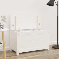 Banc Blanc 80x41x77 cm Bois de pin massif 537805537805