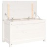 Banc Blanc 80x41x77 cm Bois de pin massif 537805537805