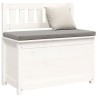 Banc Blanc 80x41x77 cm Bois de pin massif 537805537805