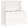 Banc Blanc 80x41x77 cm Bois de pin massif 537805537805