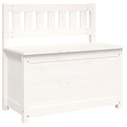 Banc Blanc 80x41x77 cm Bois de pin massif 537805537805