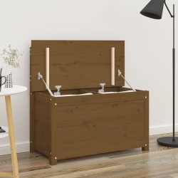 Banc Marron miel 80x41x77 cm Bois de pin massif 537815537815