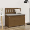 Banc Marron miel 80x41x77 cm Bois de pin massif 537815537815