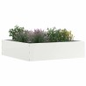 Bordure de Pelouse 6 pcs Blanc 50 x 50 x 13 cm Acier 537830537830