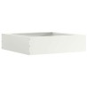 Bordure de Pelouse 6 pcs Blanc 50 x 50 x 13 cm Acier 537830537830