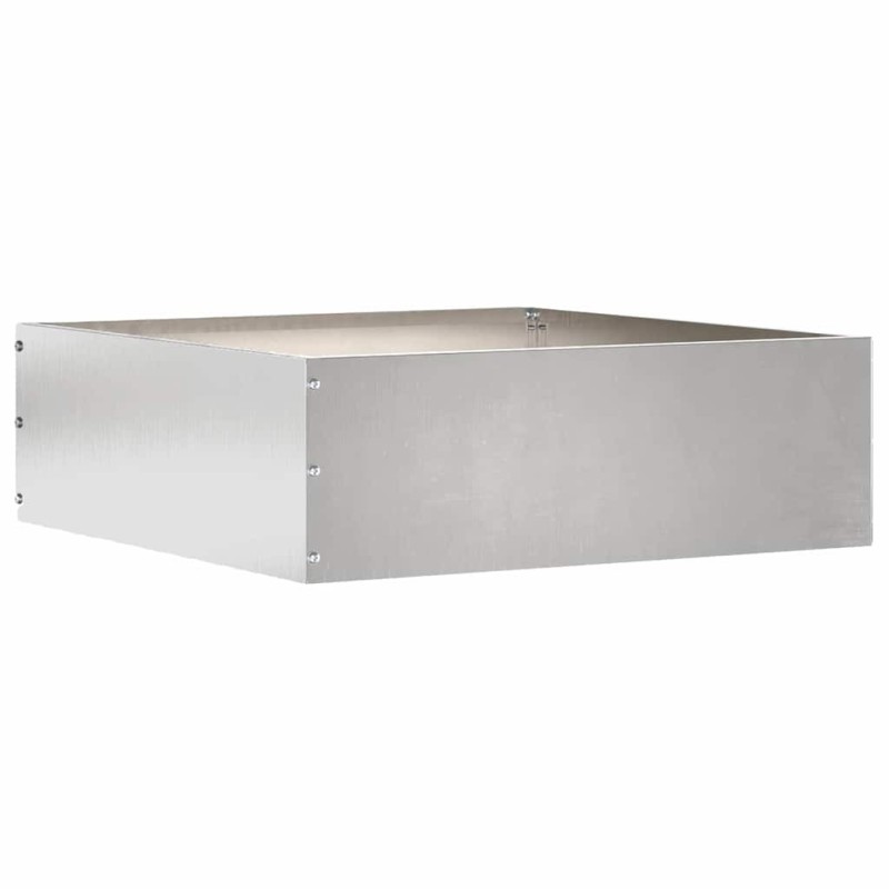 Bordure de Pelouse Argent 40 x 40 x 13 cm Acier inoxydable 537833537833