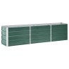 Lit surélevé de jardin Acier galvanisé 240x40x45 cm Vert 537834537834