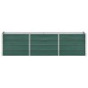 Lit surélevé de jardin Acier galvanisé 240x40x45 cm Vert 537834537834