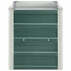 Lit surélevé de jardin Acier galvanisé 240x40x45 cm Vert 537834537834