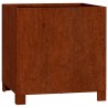 Jardinière avec pieds Rouillé 40x40x40 cm Acier corten 537837537837