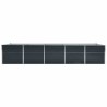 Lit surélevé de jardin Acier galvanisé 400x80x77 cm Anthracite 537841537841