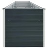Lit surélevé de jardin Acier galvanisé 400x80x77 cm Anthracite 537841537841