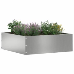 Bordure de Pelouse Argent 40 x 40 x 13 cm Acier galvanisé 537842537842