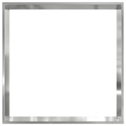 Bordure de Pelouse Argent 40 x 40 x 13 cm Acier galvanisé 537842537842