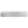 Bordures de pelouse 20 pcs Argent 103 x 0,05 x 22 cm 537845537845
