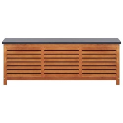 Boîte de rangement de jardin 150x50x55 cm Eucalyptus solide 537849537849