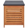 Boîte de rangement de jardin 150x50x55 cm Eucalyptus solide 537849537849