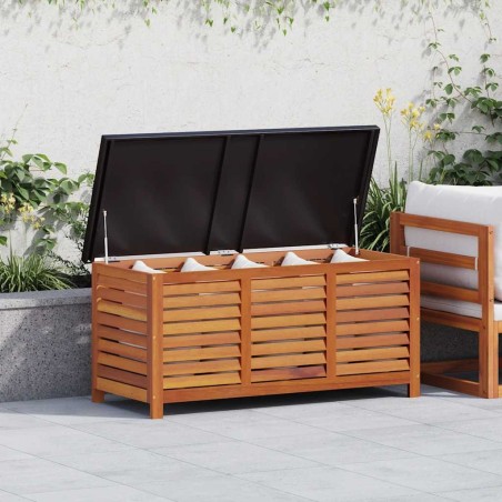 Boîte de rangement de jardin 117x50x55 cm Eucalyptus solide 537850537850