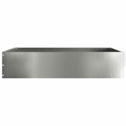 Bordure de Pelouse 6 pcs Argent 60 x 60 x 13 cm Acier galvanisé 537855537855