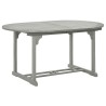 Table de jardin Gris 200x100x75 cm Bois d'acacia massif 537857537857