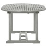 Table de jardin Gris 200x100x75 cm Bois d'acacia massif 537857537857