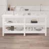 Banc de travail Blanc 181x50x80 cm Bois de pin massif 537863537863