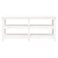 Banc de travail Blanc 181x50x80 cm Bois de pin massif 537863537863