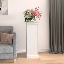 Support à fleurs Blanc 40x40x90 cm Bois de pin solide 537869537869