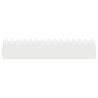 Bordures de pelouse 30 pcs Blanc 103 x 0,05 x 22 cm Acier 537882537882