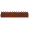 Bordures de pelouse 10 pcs Rouillé 103 x 0,05 x 22 cm 537891537891
