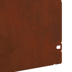 Bordures de pelouse 10 pcs Rouillé 103 x 0,05 x 22 cm 537891537891