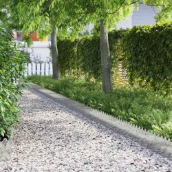 Bordures de pelouse 30 pcs Argent 103 x 0,05 x 22 cm 537892537892