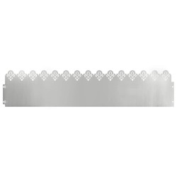 Bordures de pelouse 30 pcs Argent 103 x 0,05 x 22 cm 537892537892