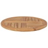 Dessus de table Bois de teck solide Rond 2,5 cm 60 cm 537895537895