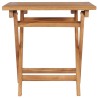 Table pliable de jardin 45x45x45 cm Bois de teck solide 537896537896