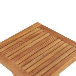 Table pliable de jardin 45x45x45 cm Bois de teck solide 537896537896