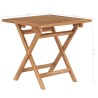 Table pliable de jardin 45x45x45 cm Bois de teck solide 537896537896