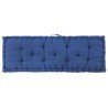 Coussin de plancher de palette Coton 120x40x7 cm Bleu clair 537897537897