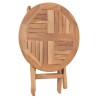 Table pliable de jardin 45 cm Bois de teck solide 537898537898