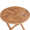 Table pliable de jardin 45 cm Bois de teck solide 537898537898