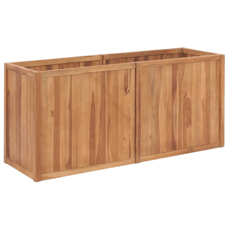 Lit surélevé de jardin 150x50x70 cm Bois de teck solide 537900537900