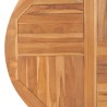Dessus de table Bois de teck solide Rond 2,5 cm 90 cm 537901537901