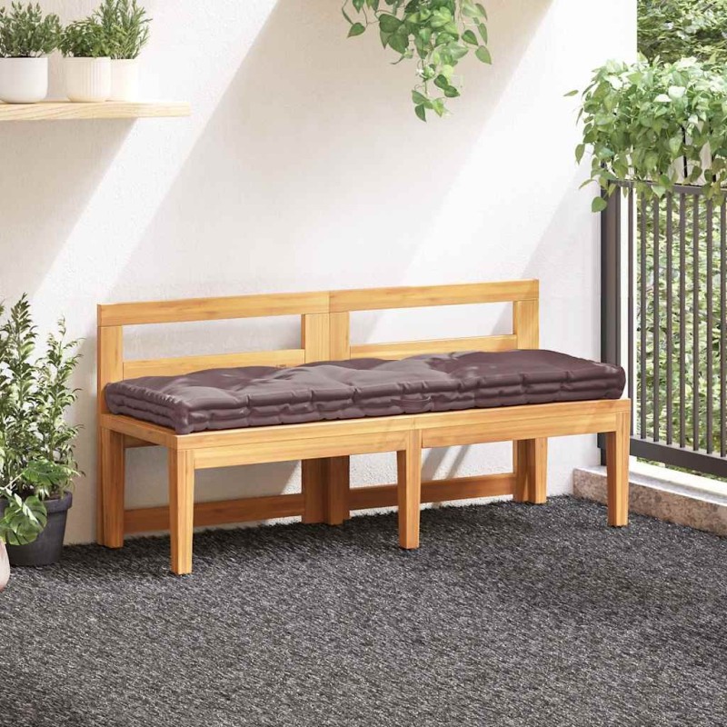 Coussin de plancher de palette Coton 120x40x7 cm Taupe 537902537902