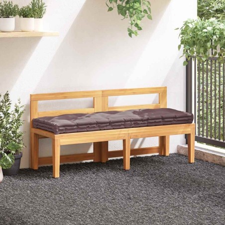 Coussin de plancher de palette Coton 120x40x7 cm Taupe 537902537902