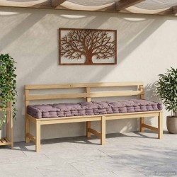 Coussin de plancher de palette Coton 120x40x7 cm Taupe 537902537902