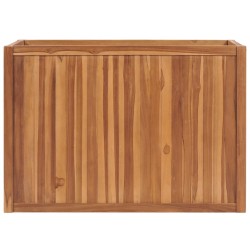 Lit surélevé 100x50x70 cm Bois de teck solide 537913537913