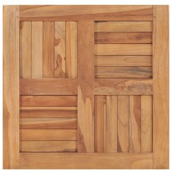 Dessus de table Bois de teck solide 60x60x2,5 cm 537914537914