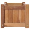 Lit surélevé 100x30x25 cm Bois de teck solide 537922537922