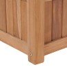 Lit surélevé 100x30x25 cm Bois de teck solide 537922537922