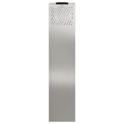 Lumière de chemin LED solaire 2 pcs Argenté Acier inoxydable 537923537923